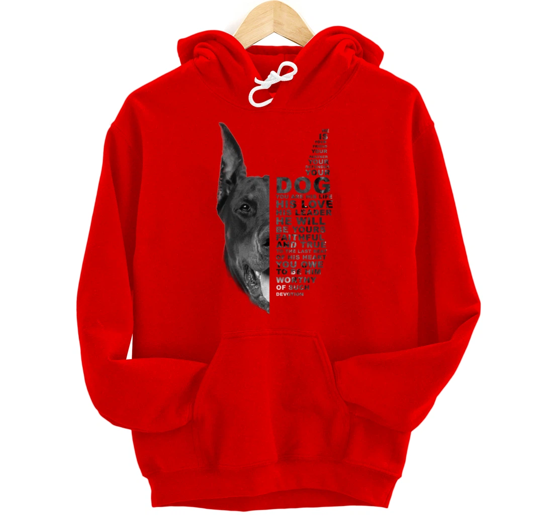 He Is Your Friend Your Partner Your Dog Doberman Dogs Lover Pullover Hoodie