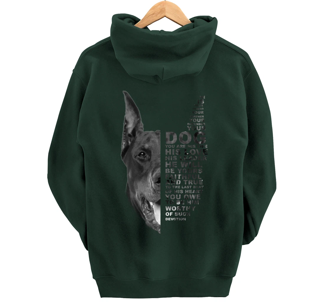 He Is Your Friend Your Partner Your Dog Doberman Dogs Lover Pullover Hoodie