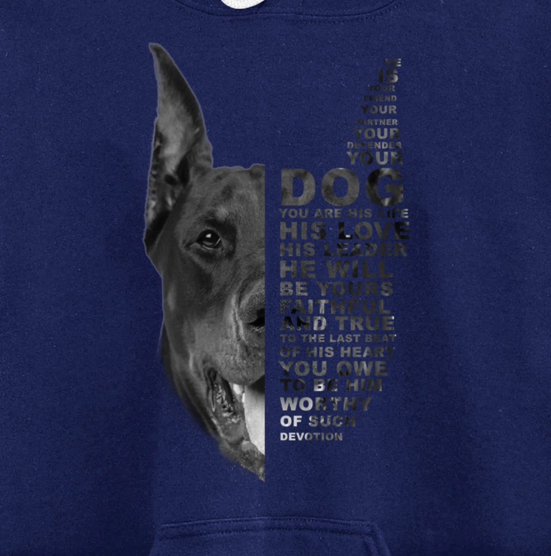 He Is Your Friend Your Partner Your Dog Doberman Dogs Lover Pullover Hoodie