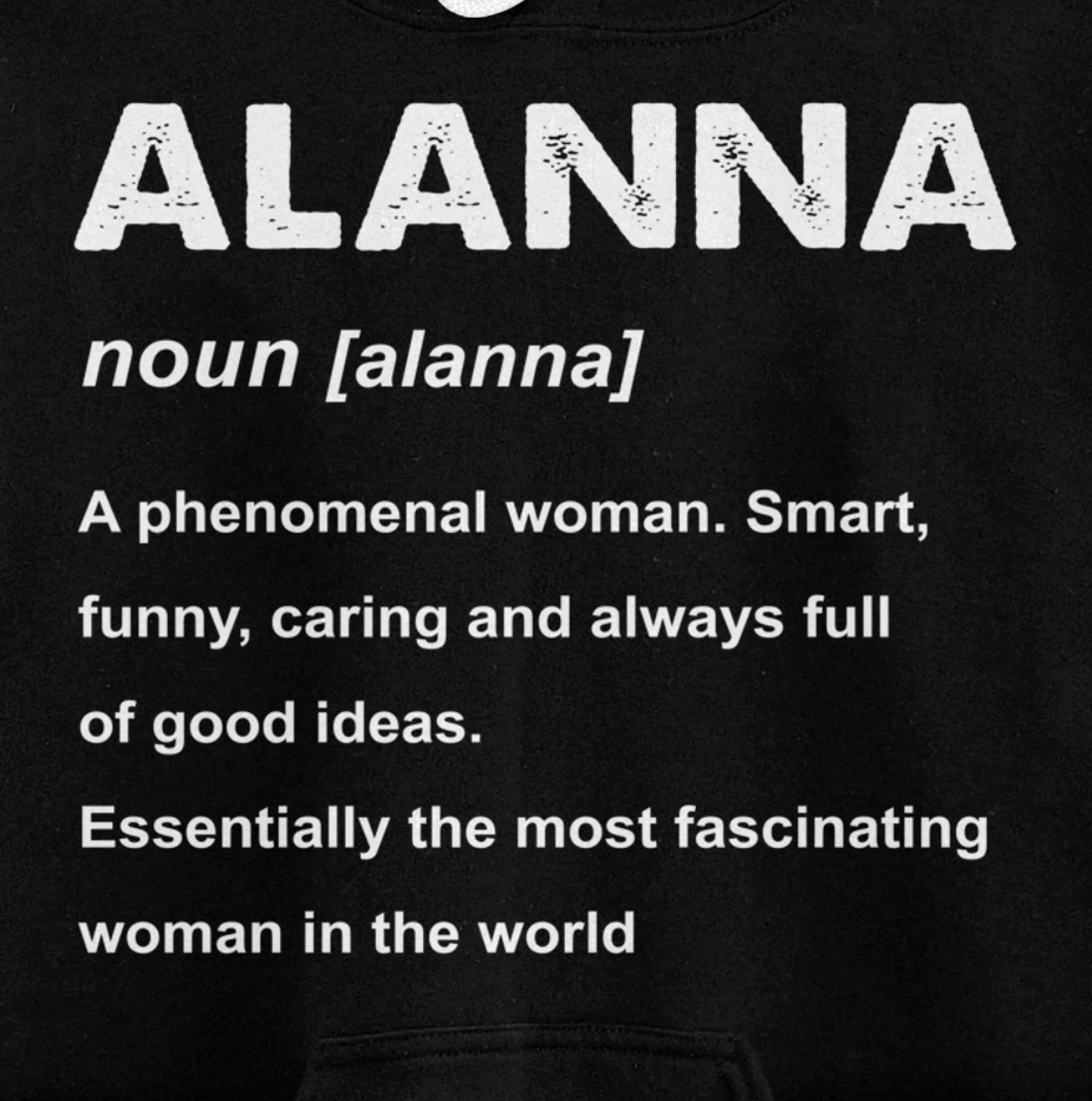 Alanna Name Pullover Hoodie