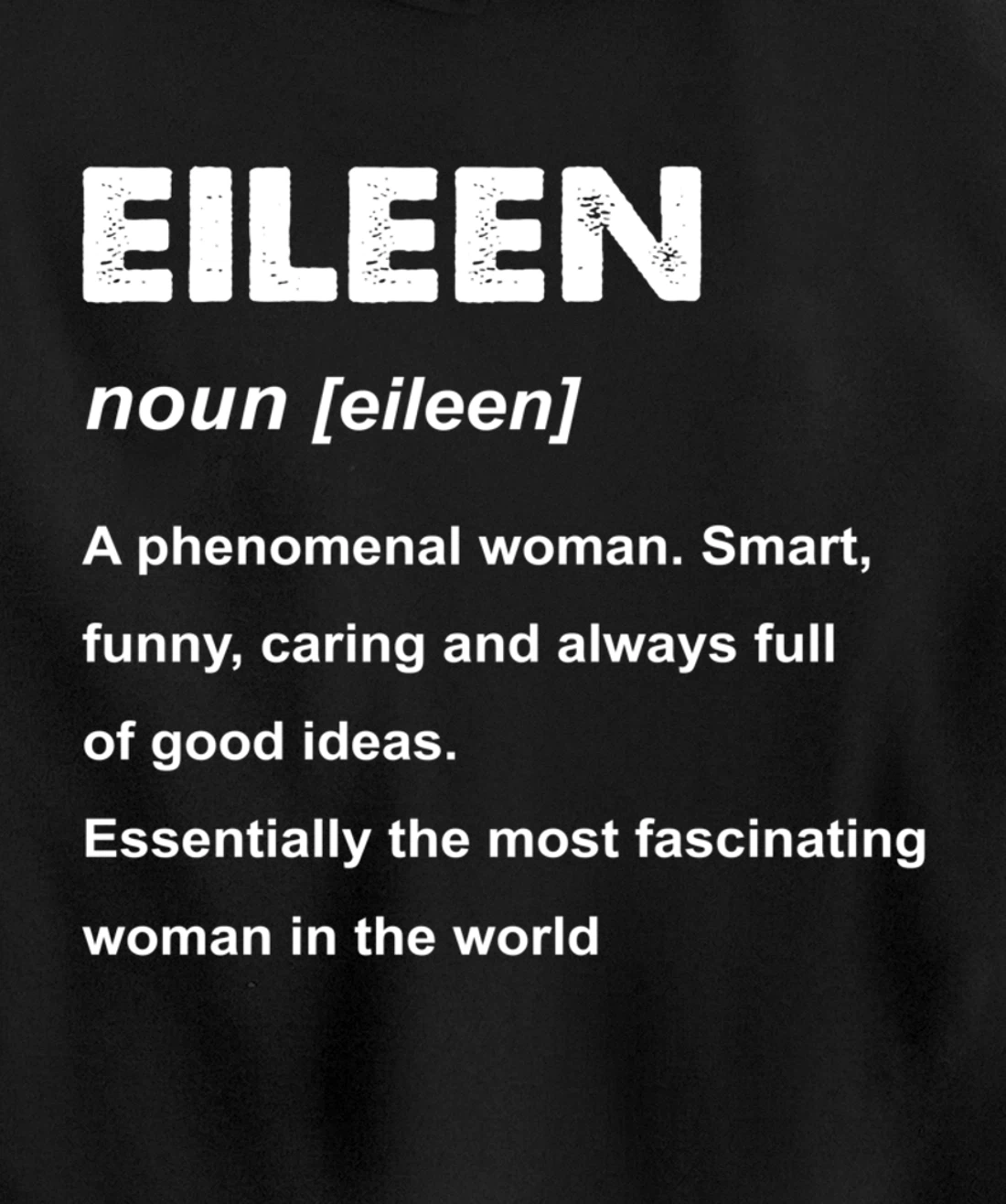 Eileen Name Pullover Hoodie