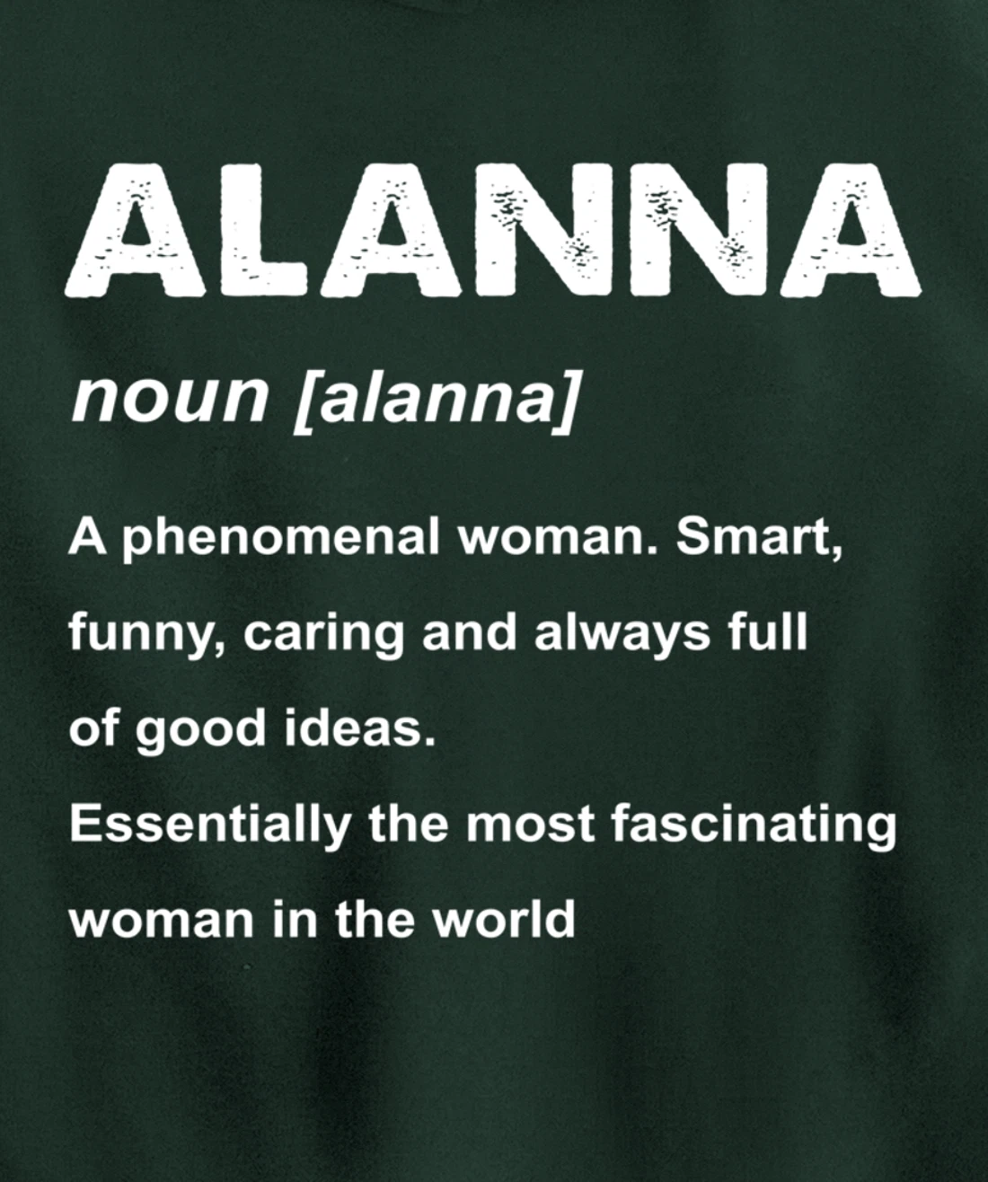Alanna Name Pullover Hoodie