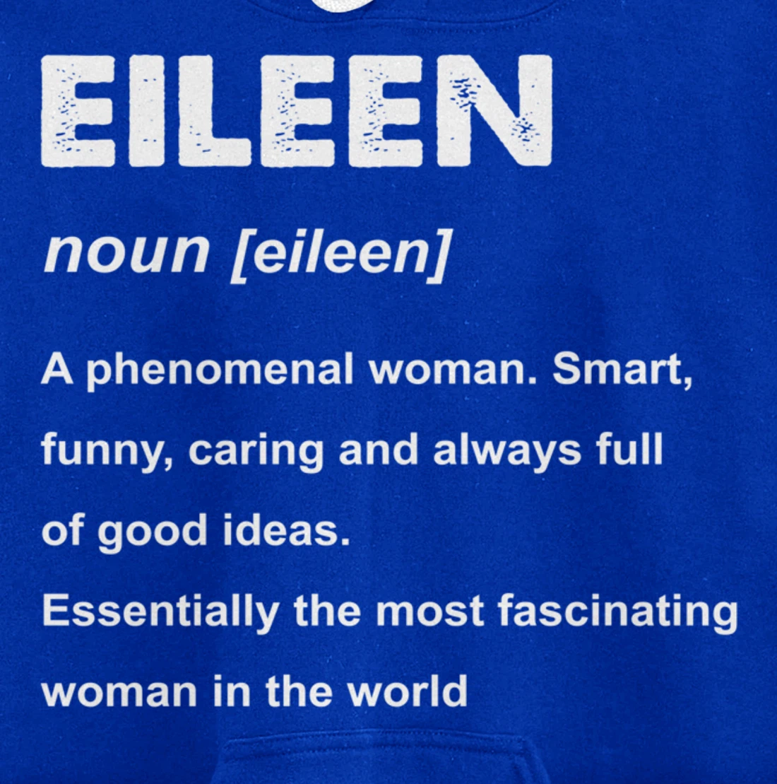 Eileen Name Pullover Hoodie