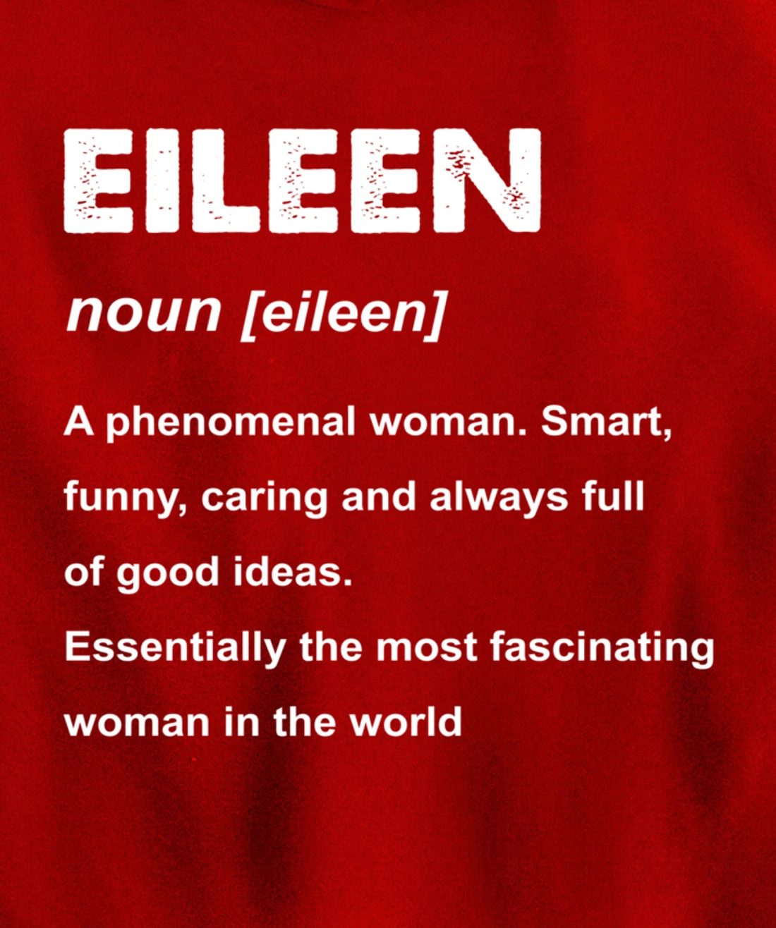 Eileen Name Pullover Hoodie
