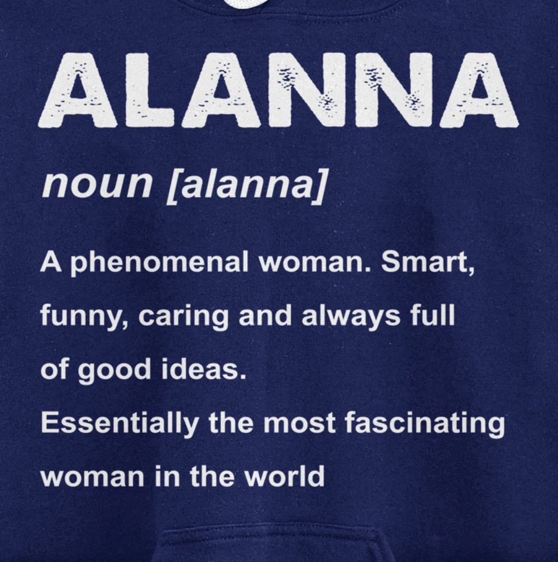 Alanna Name Pullover Hoodie