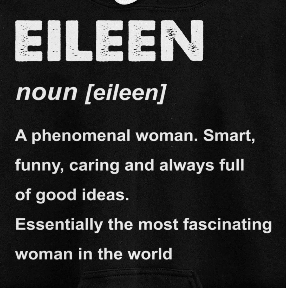 Eileen Name Pullover Hoodie