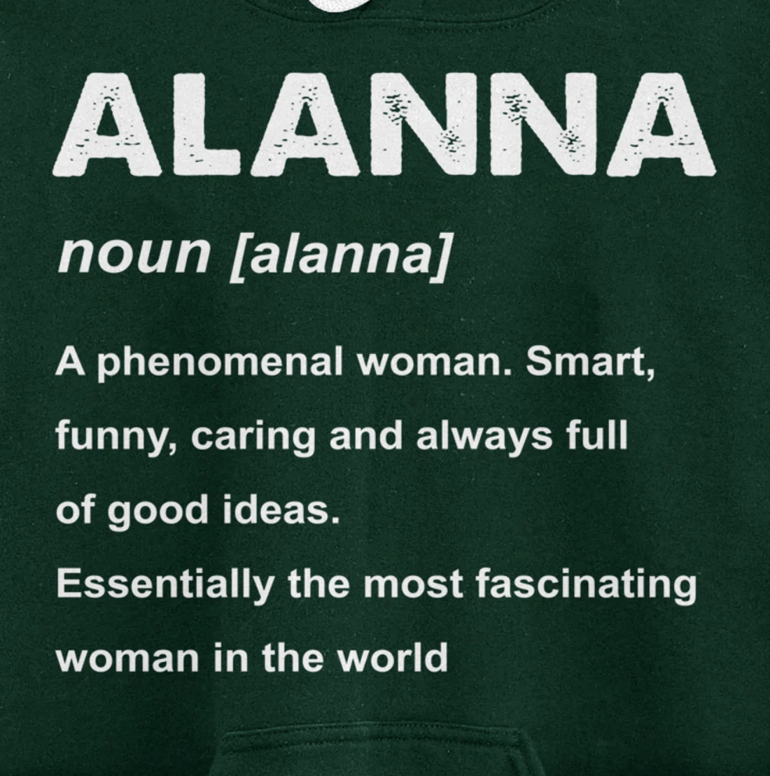 Alanna Name Pullover Hoodie