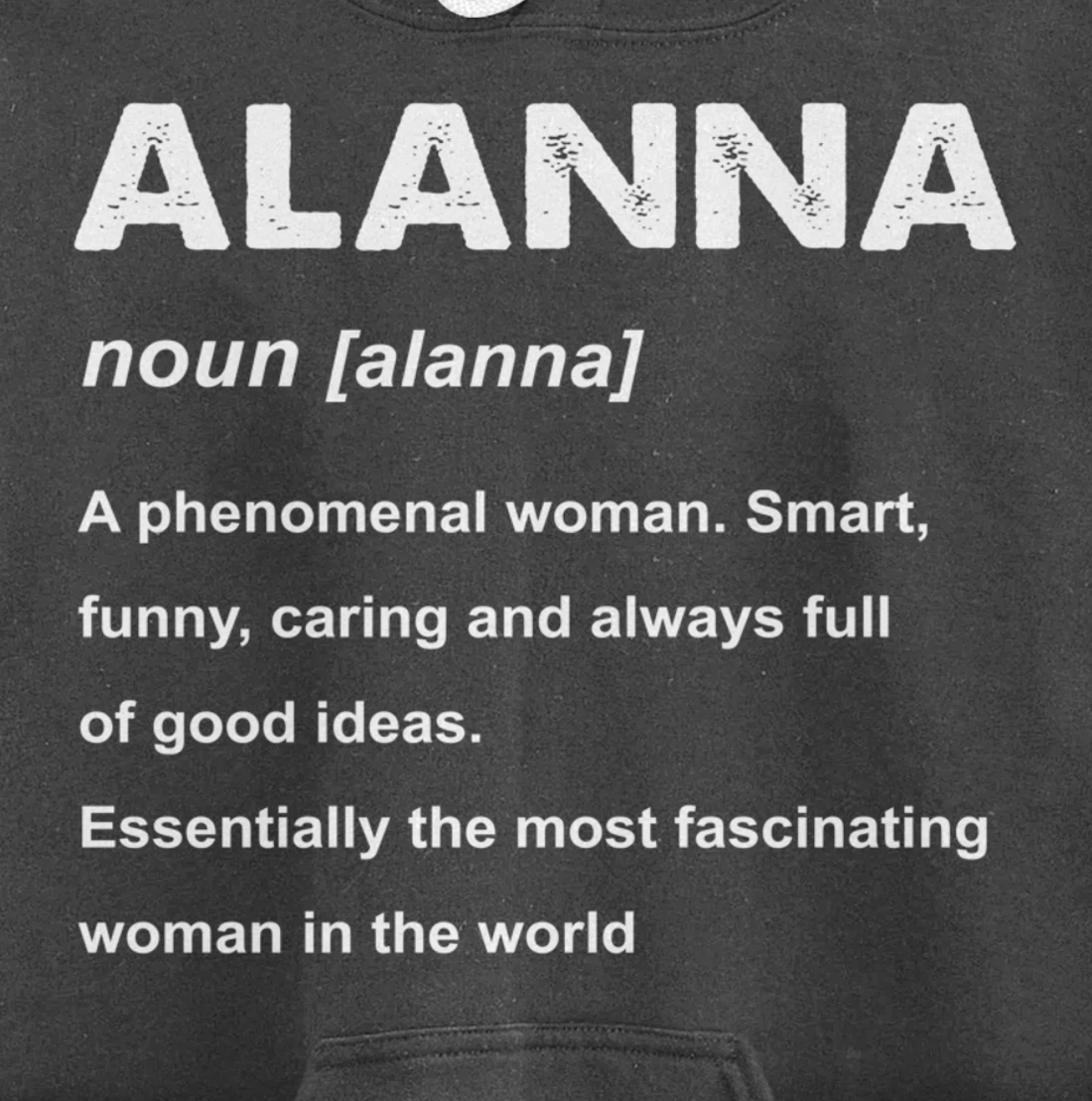 Alanna Name Pullover Hoodie