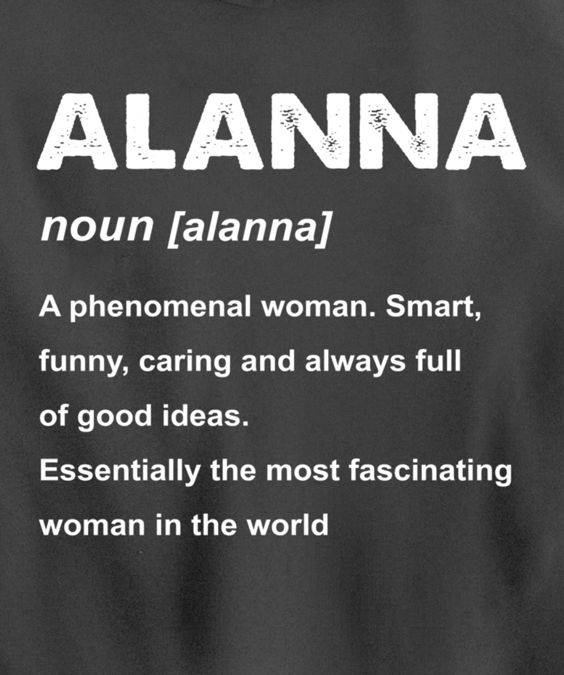 Alanna Name Pullover Hoodie
