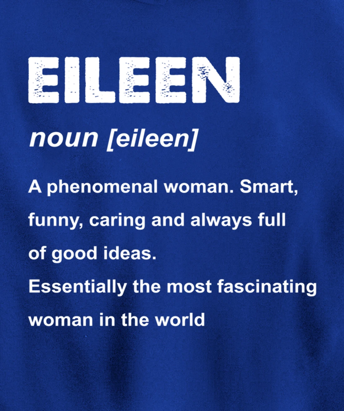 Eileen Name Pullover Hoodie