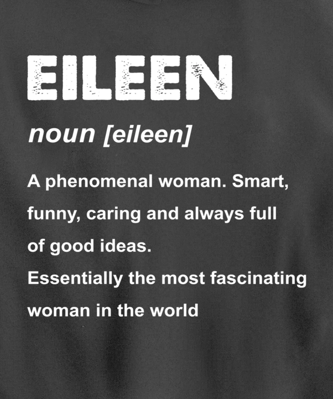 Eileen Name Pullover Hoodie