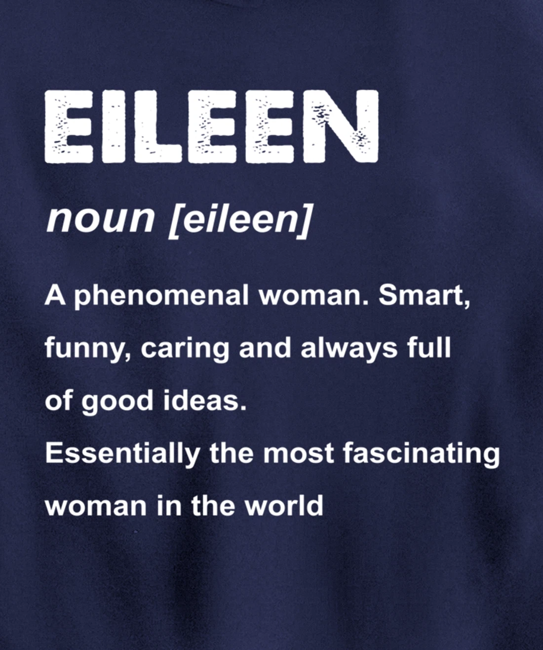 Eileen Name Pullover Hoodie