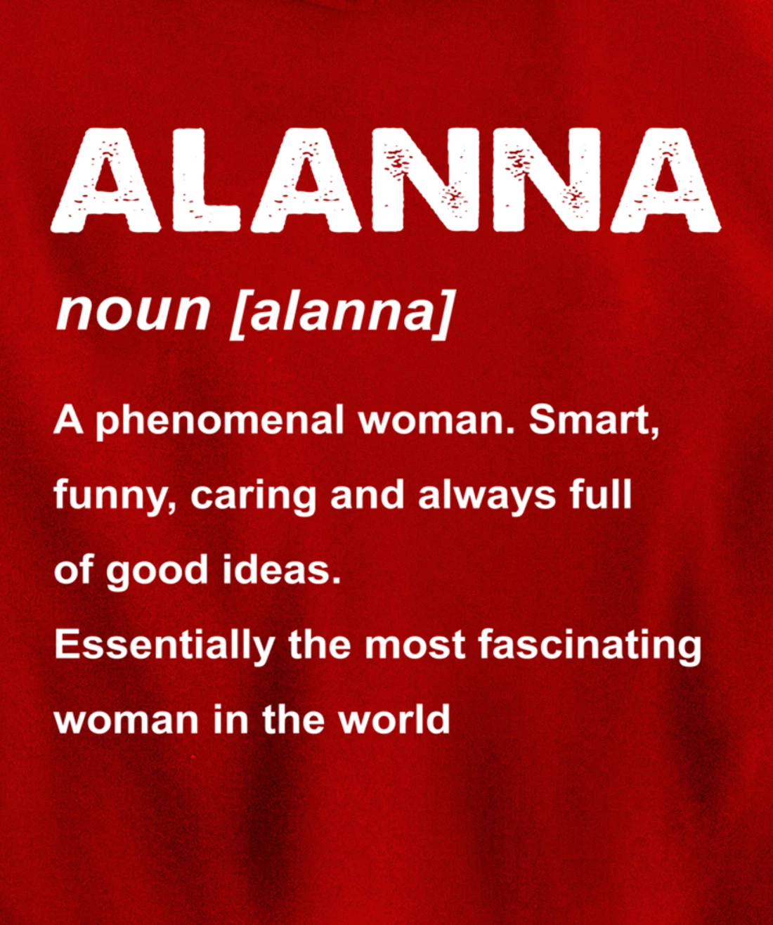Alanna Name Pullover Hoodie
