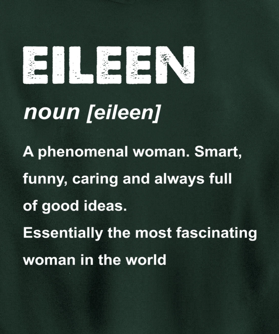 Eileen Name Pullover Hoodie