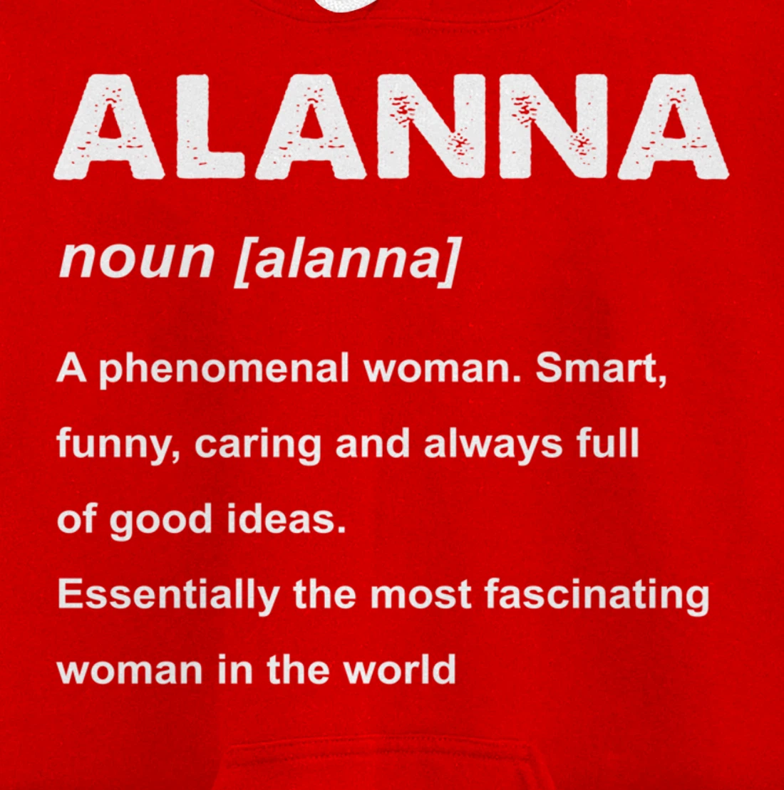 Alanna Name Pullover Hoodie