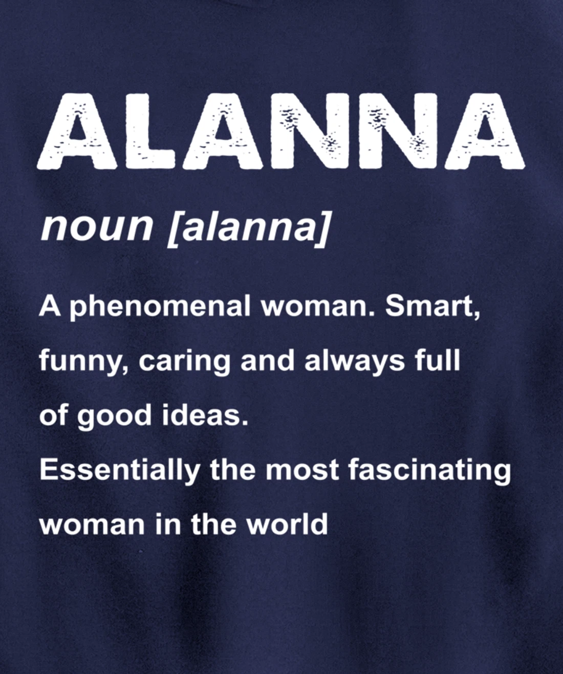 Alanna Name Pullover Hoodie