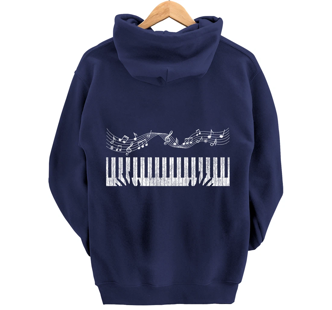 Piano Player Musician Pianist Gift Piano Pullover Hoodie