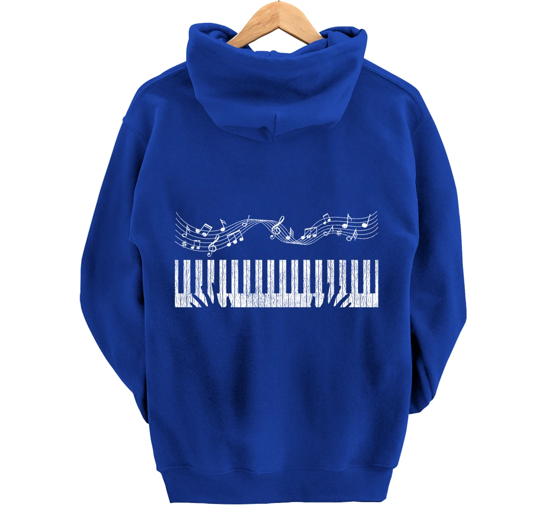 Piano Player Musician Pianist Gift Piano Pullover Hoodie