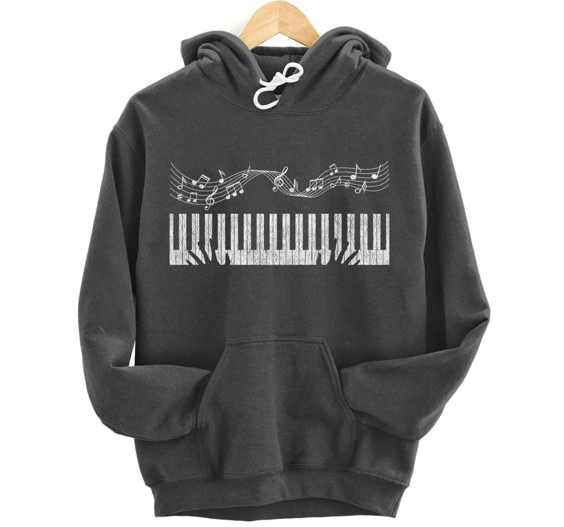 Piano Player Musician Pianist Gift Piano Pullover Hoodie