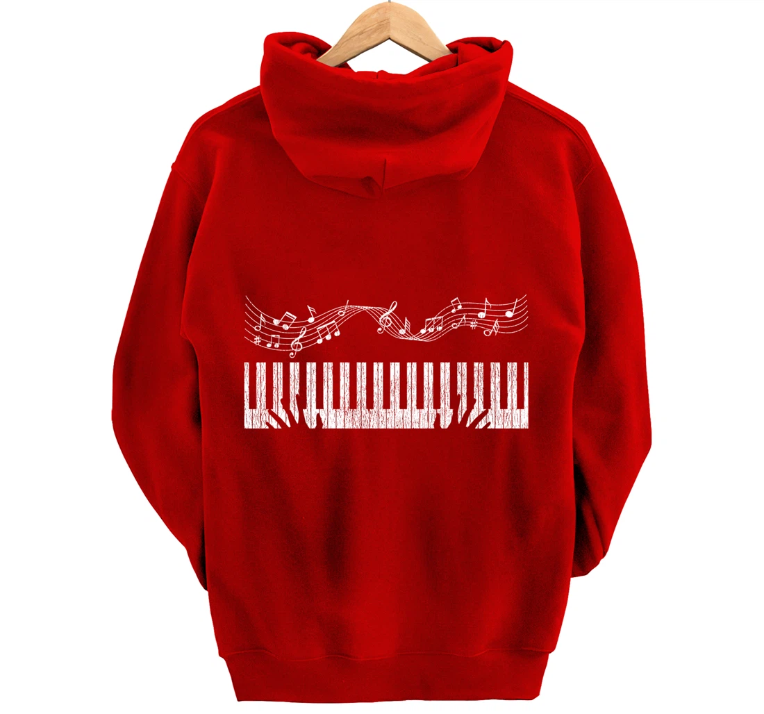 Piano Player Musician Pianist Gift Piano Pullover Hoodie