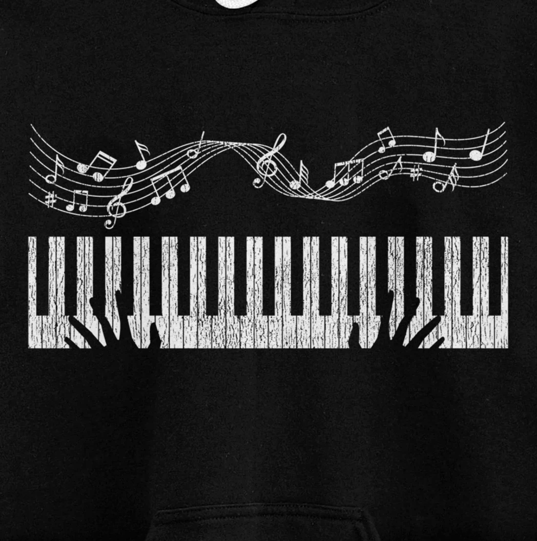 Piano Player Musician Pianist Gift Piano Pullover Hoodie