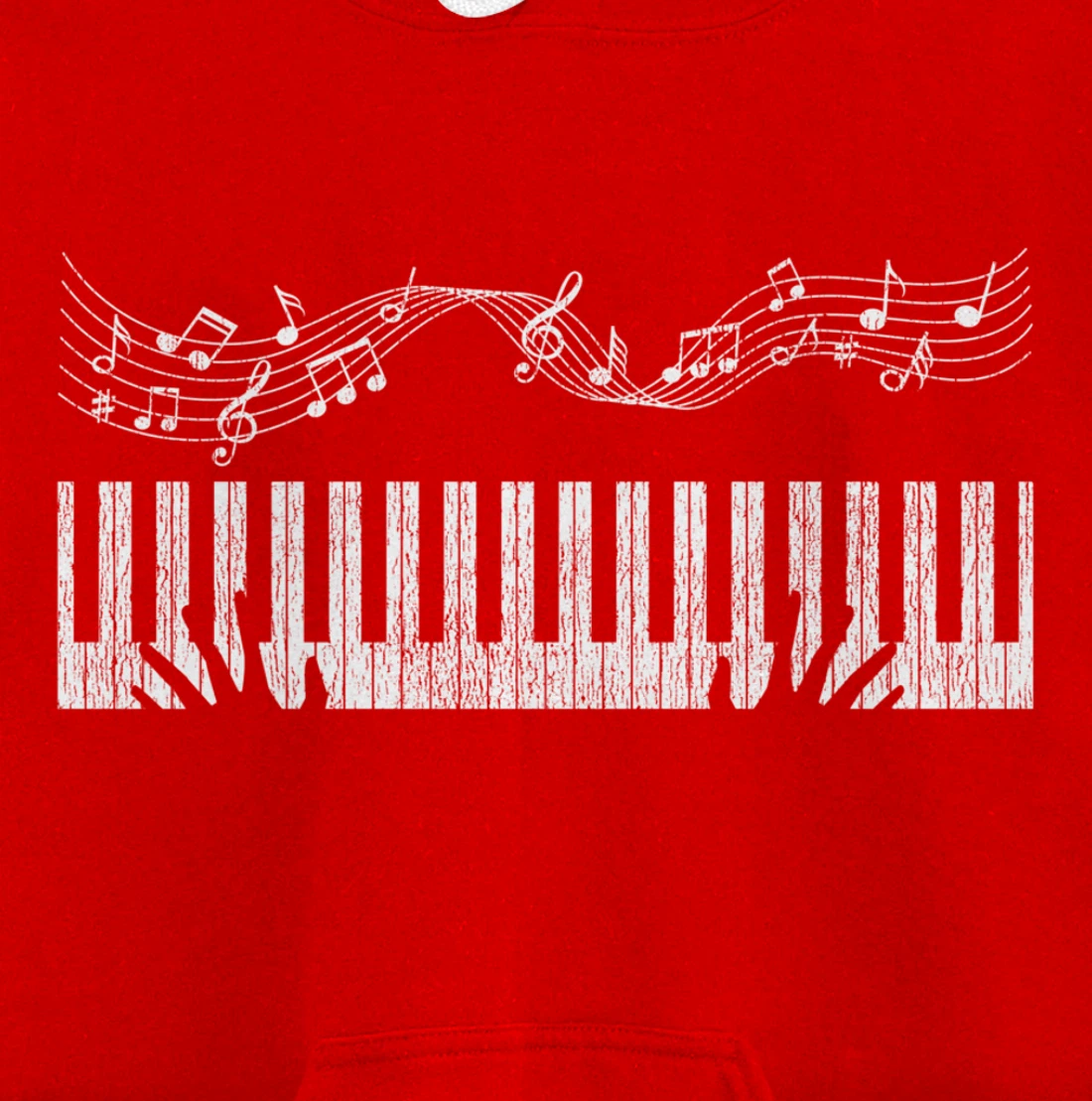 Piano Player Musician Pianist Gift Piano Pullover Hoodie