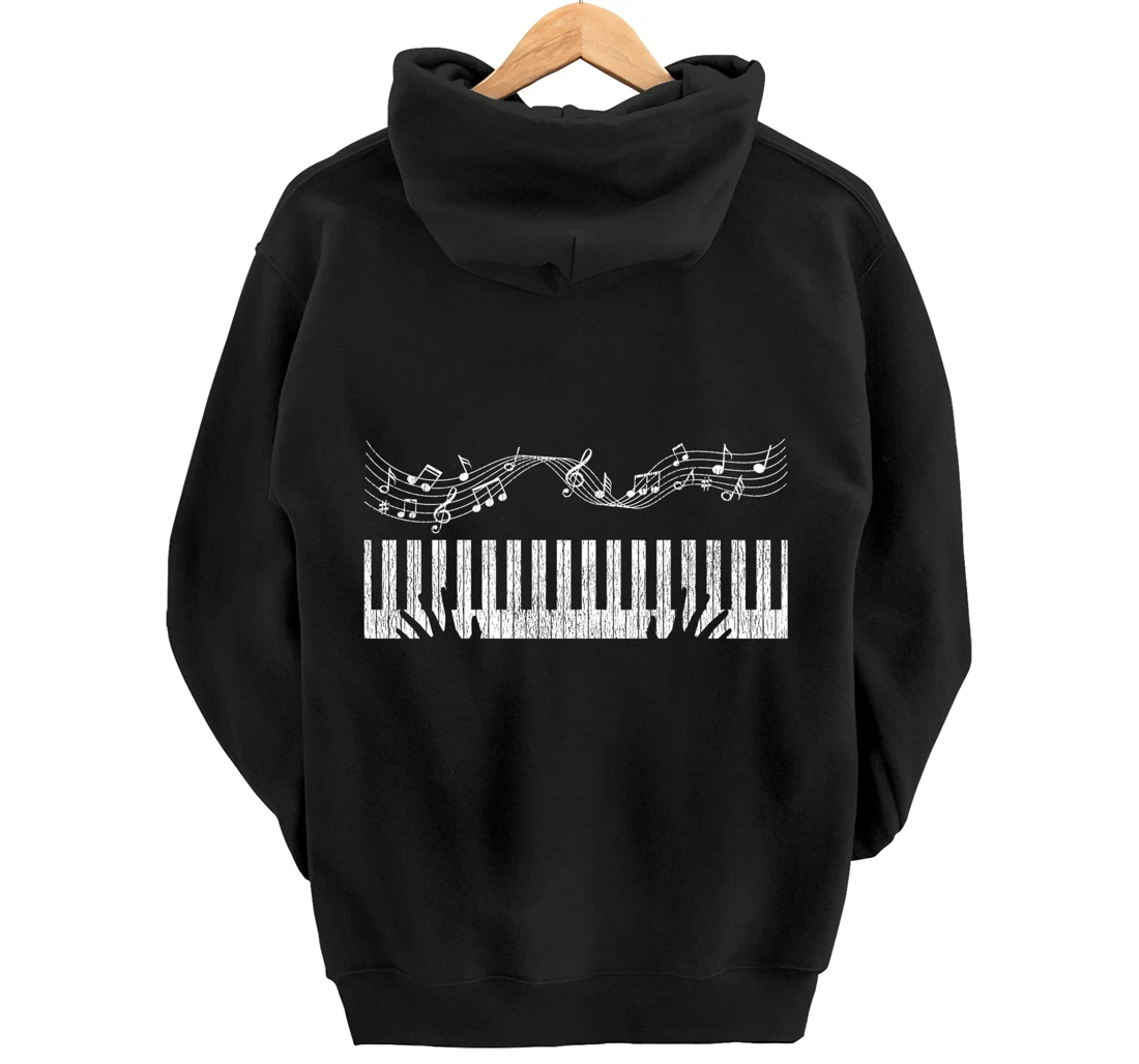 Piano Player Musician Pianist Gift Piano Pullover Hoodie