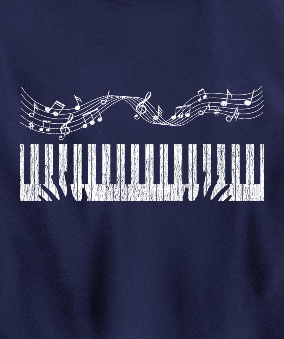 Piano Player Musician Pianist Gift Piano Pullover Hoodie