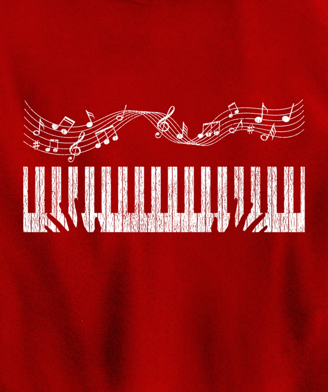 Piano Player Musician Pianist Gift Piano Pullover Hoodie