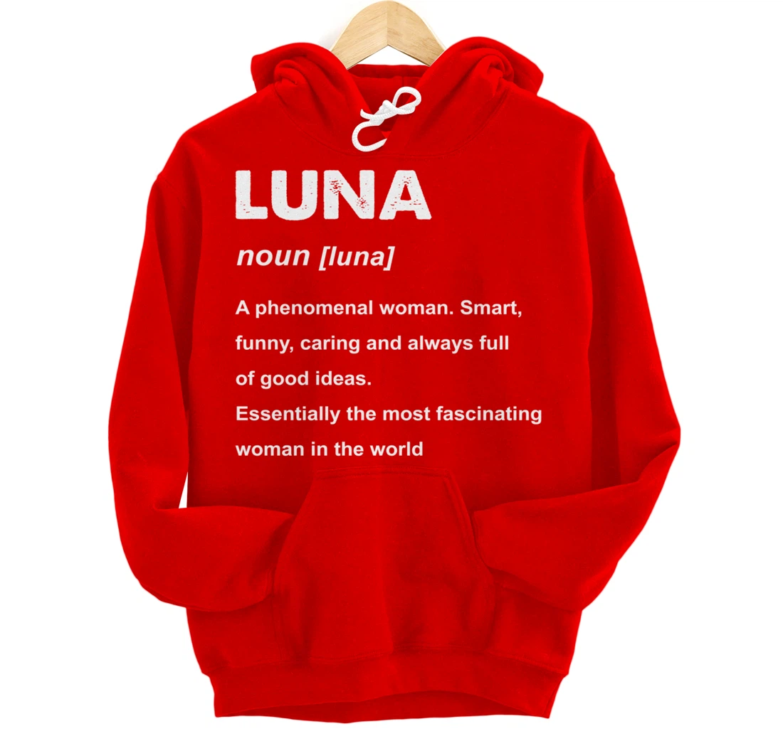 Luna Name Pullover Hoodie