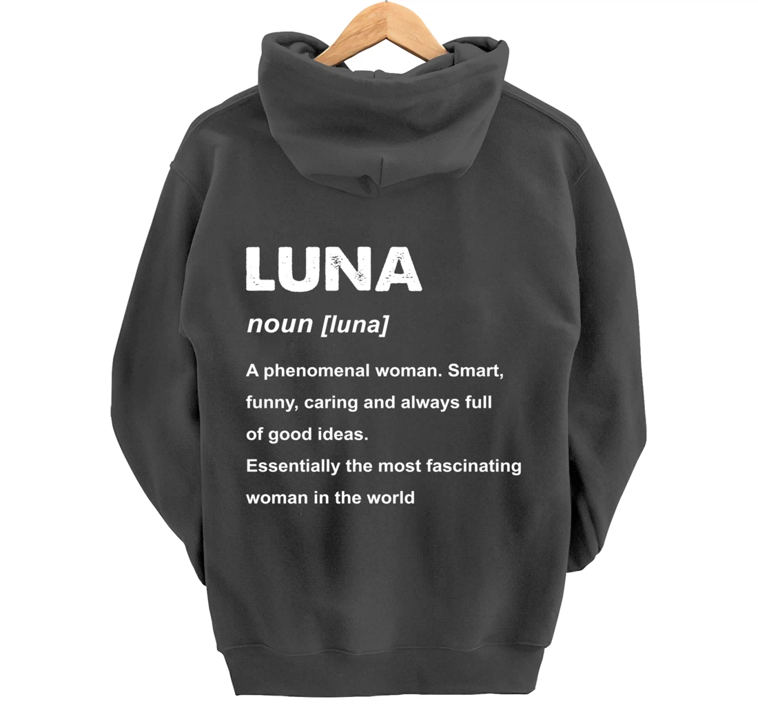 Luna Name Pullover Hoodie
