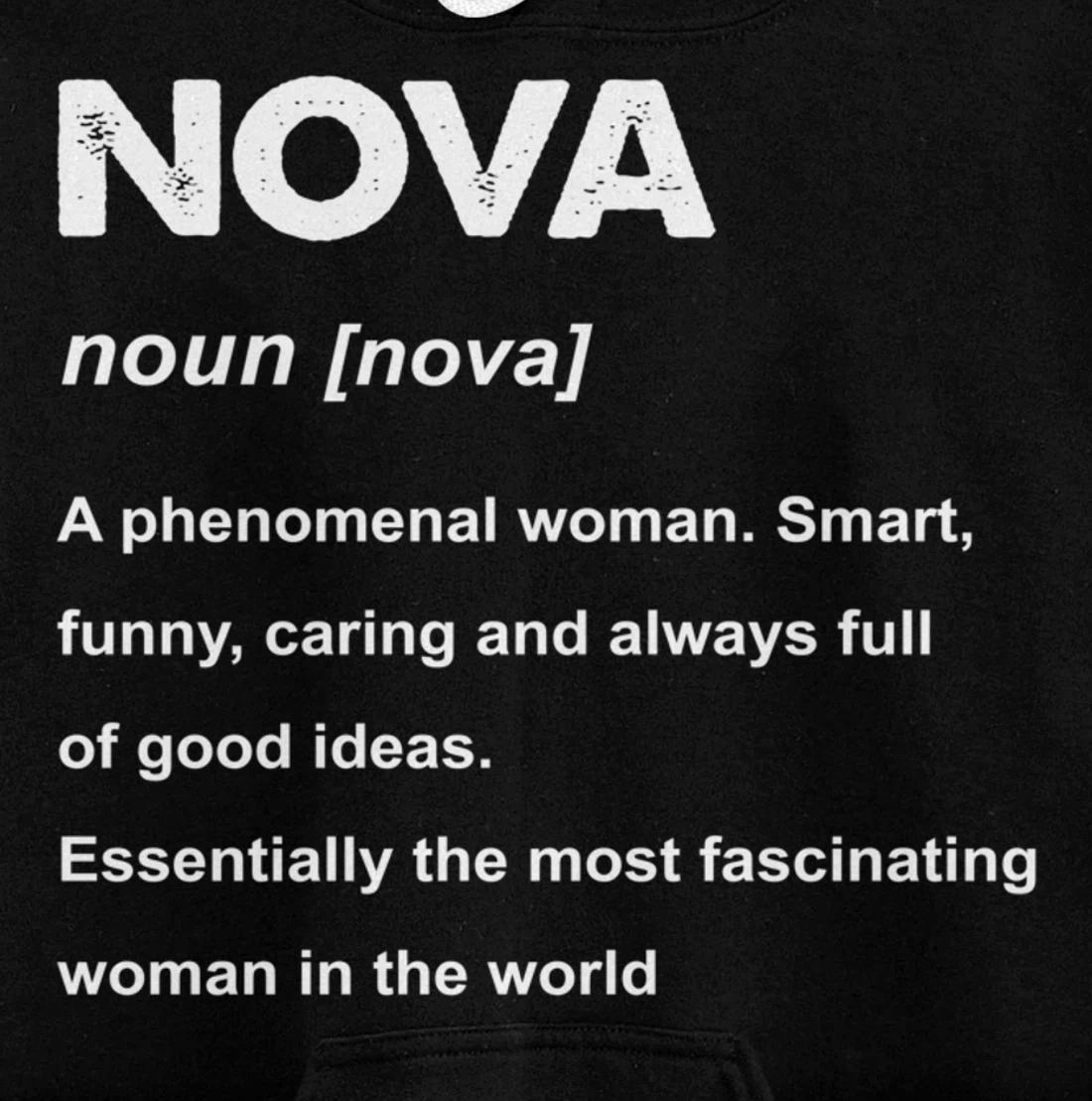 Nova Name Pullover Hoodie