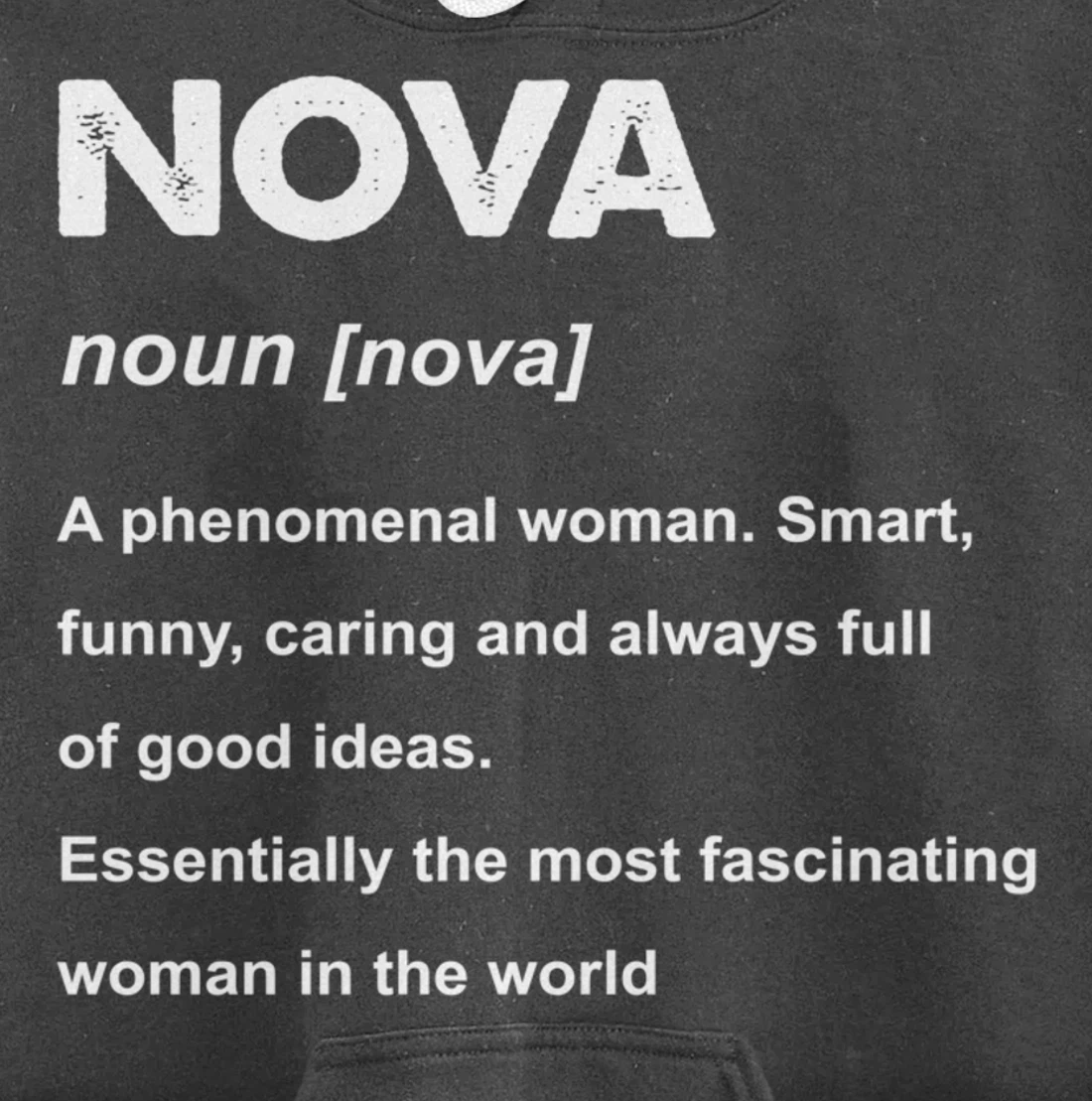 Nova Name Pullover Hoodie