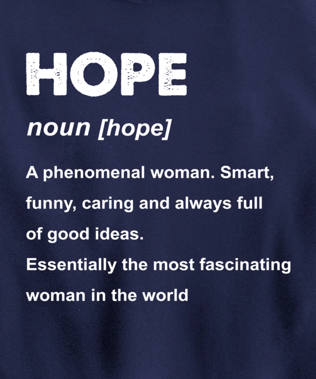 Hope Name Pullover Hoodie