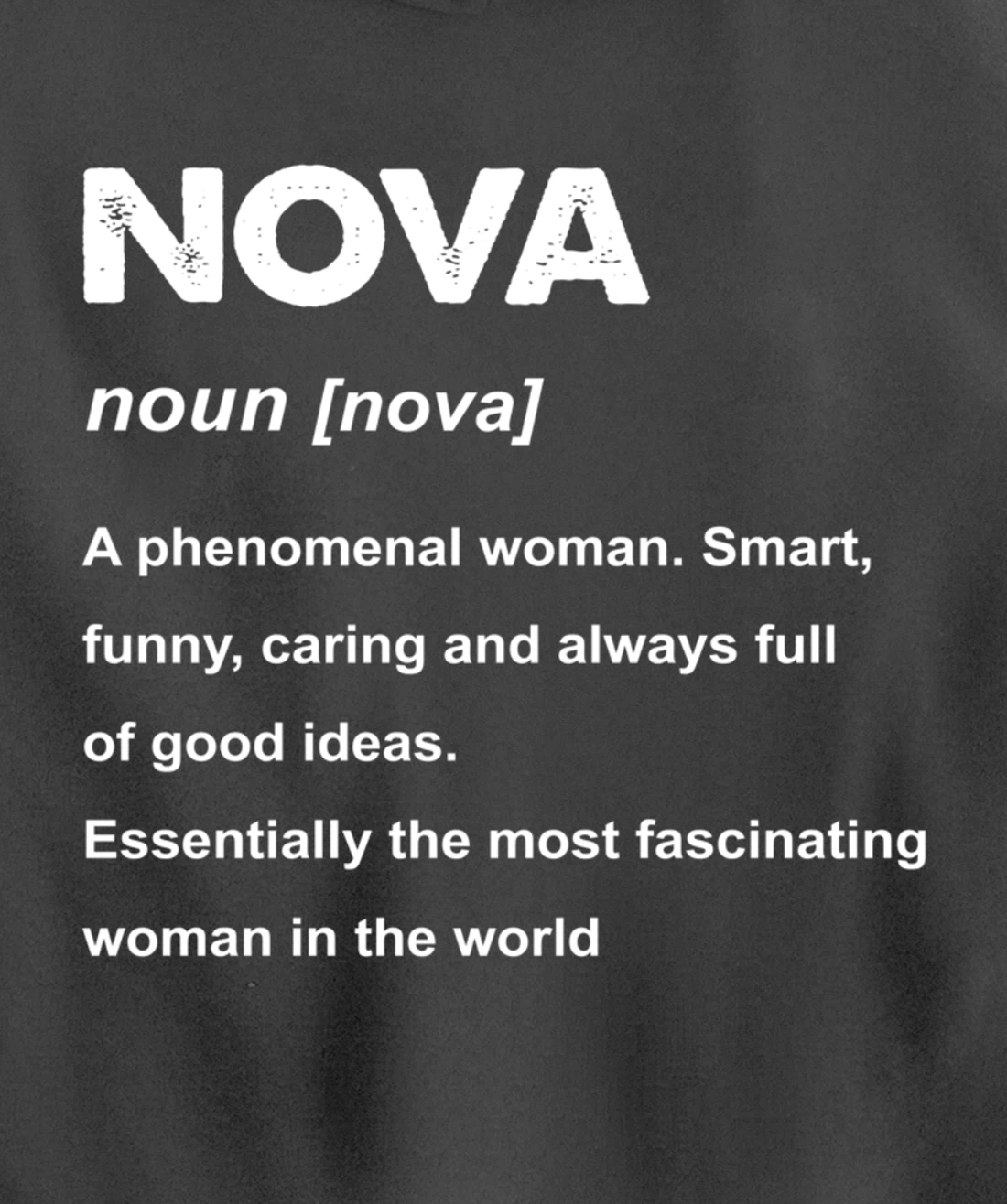 Nova Name Pullover Hoodie