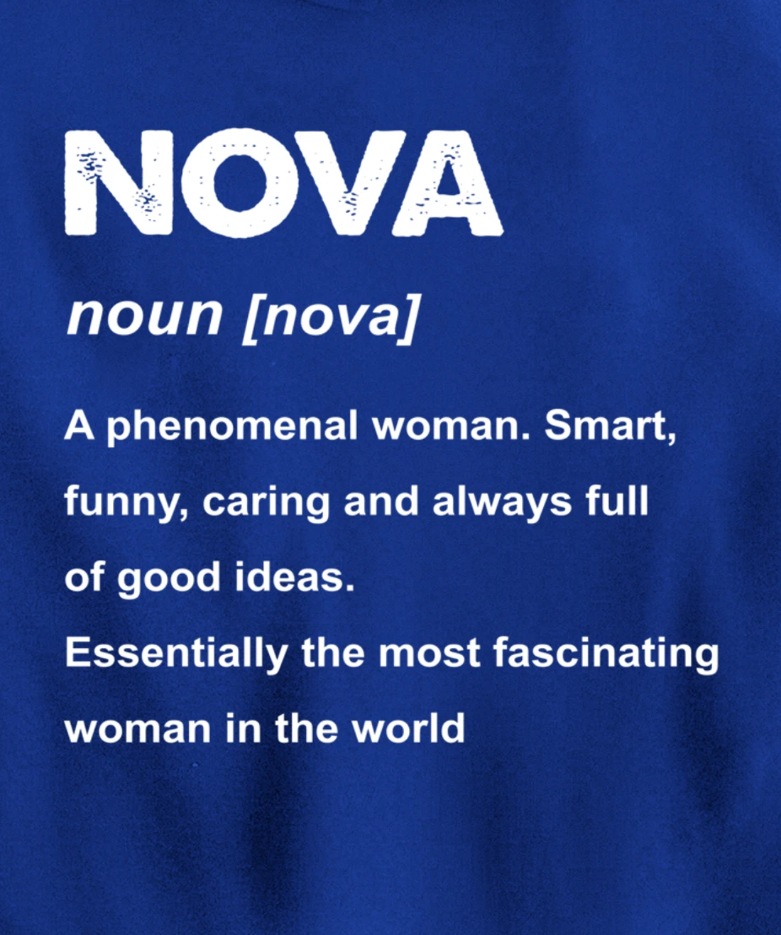 Nova Name Pullover Hoodie
