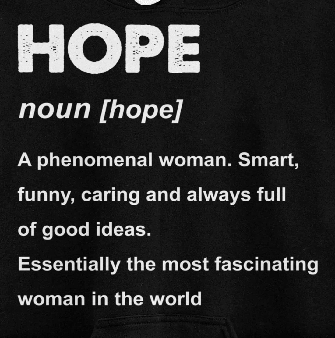 Hope Name Pullover Hoodie
