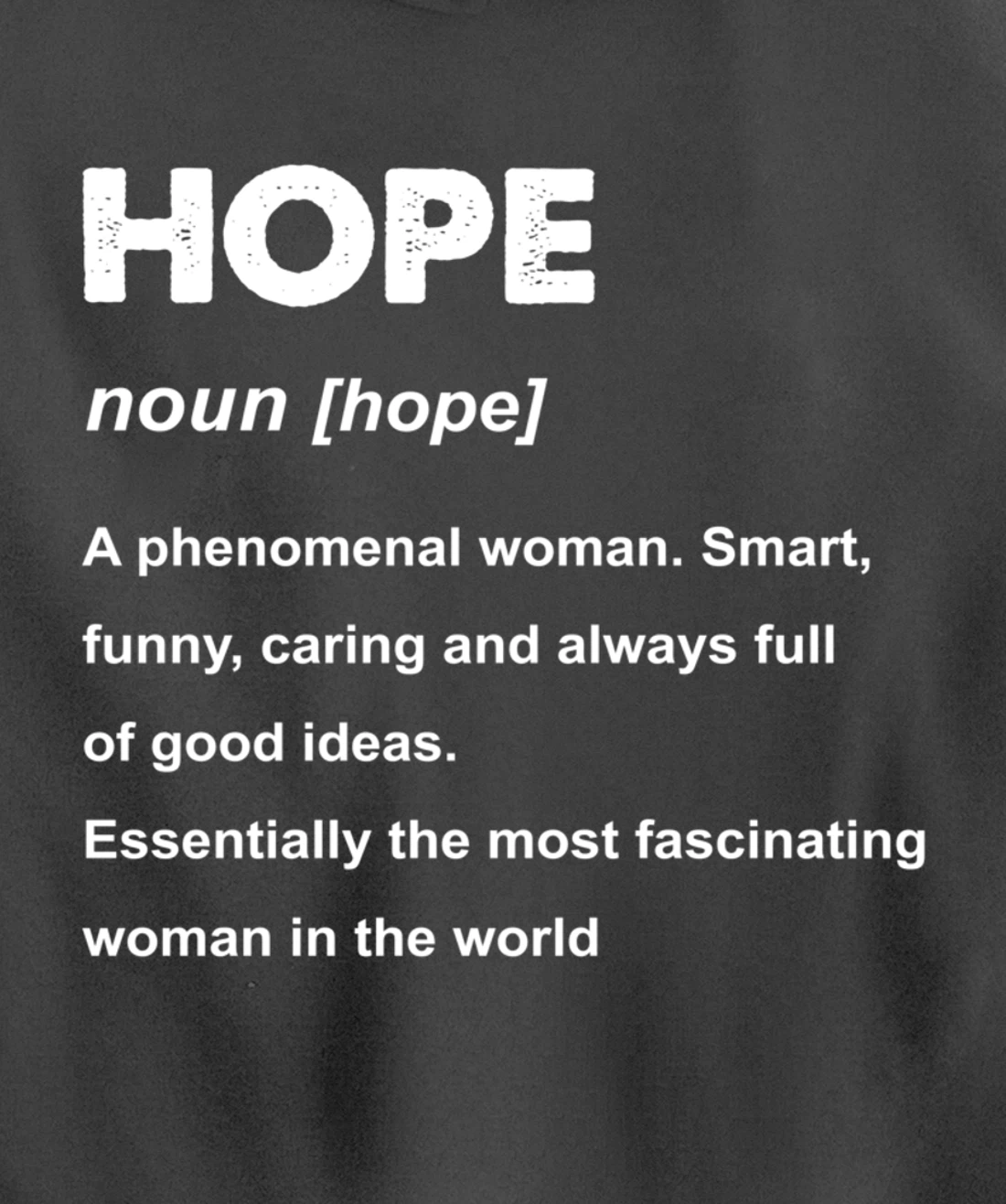 Hope Name Pullover Hoodie