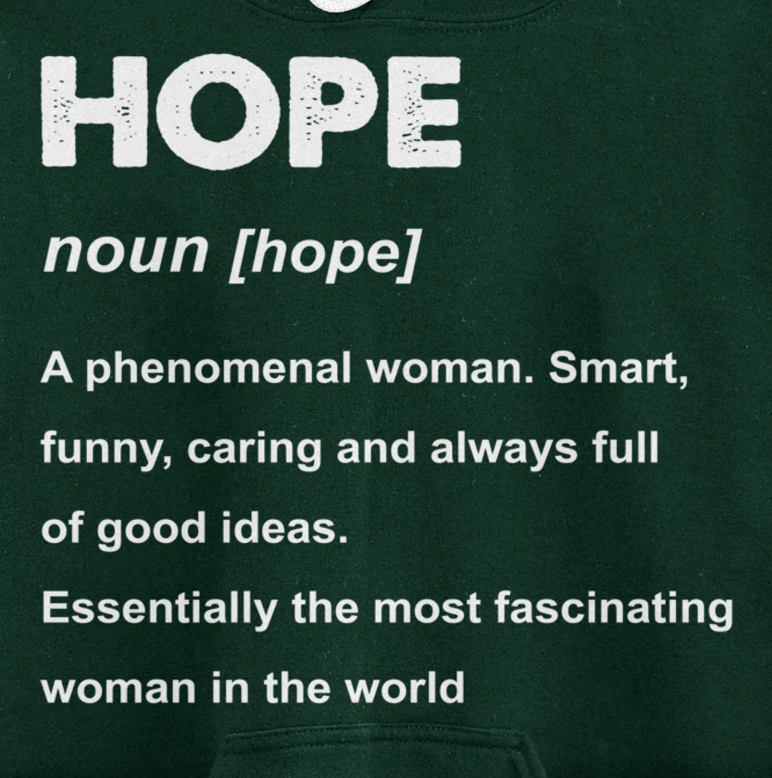 Hope Name Pullover Hoodie