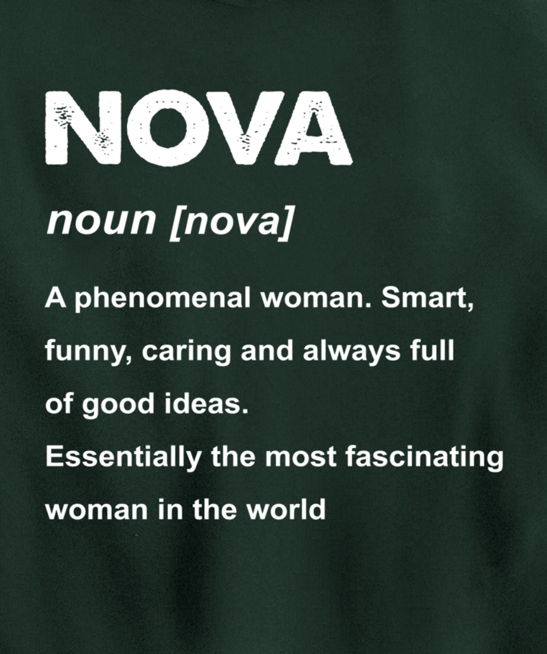 Nova Name Pullover Hoodie