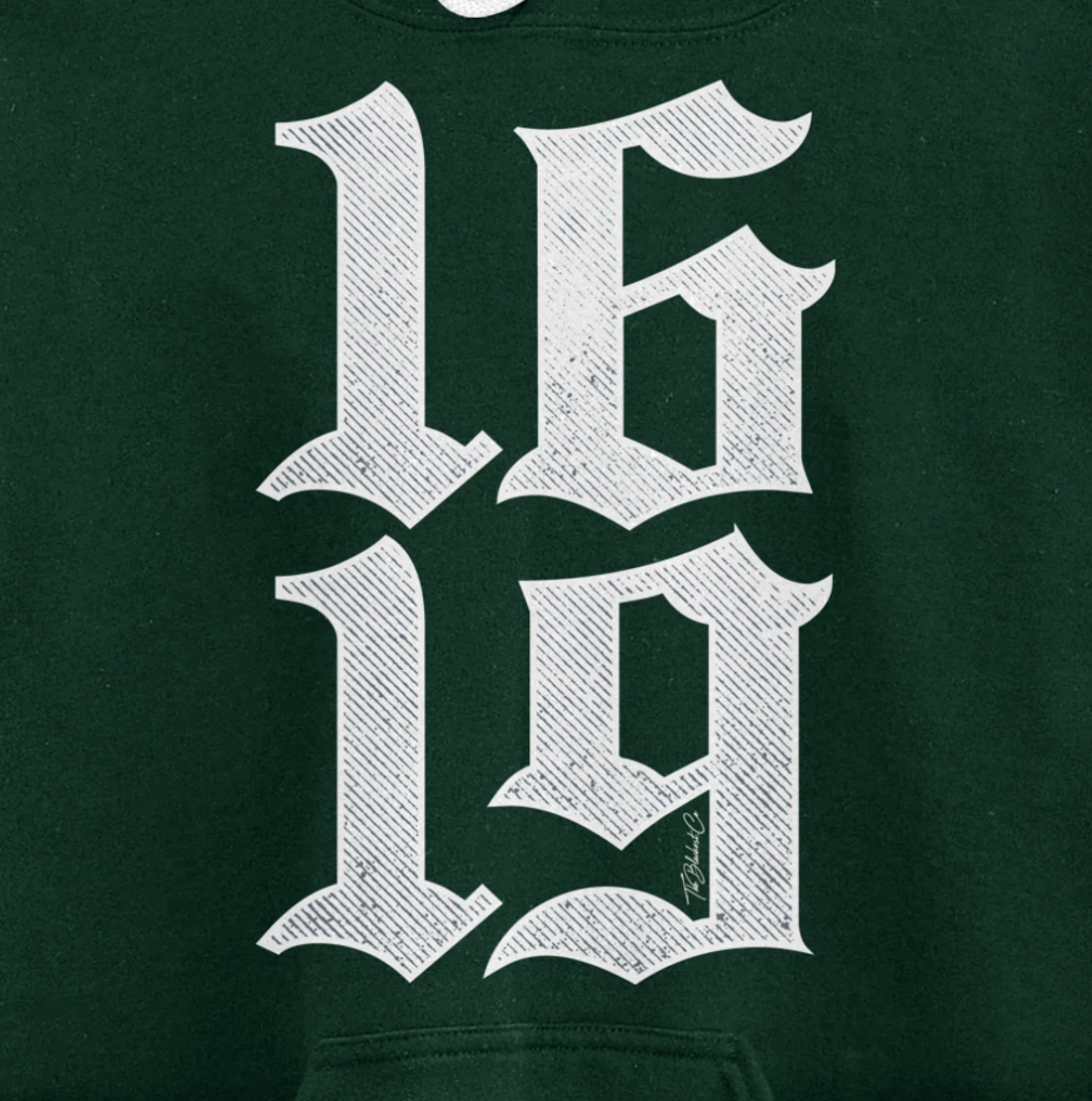 1619 Vintage African American Black History Month Pullover Hoodie