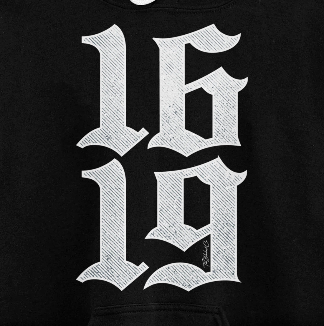 1619 Vintage African American Black History Month Pullover Hoodie