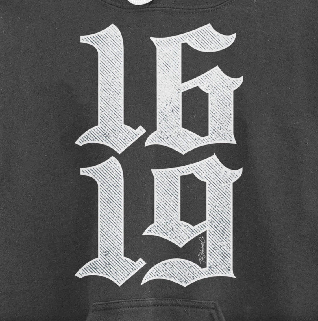 1619 Vintage African American Black History Month Pullover Hoodie