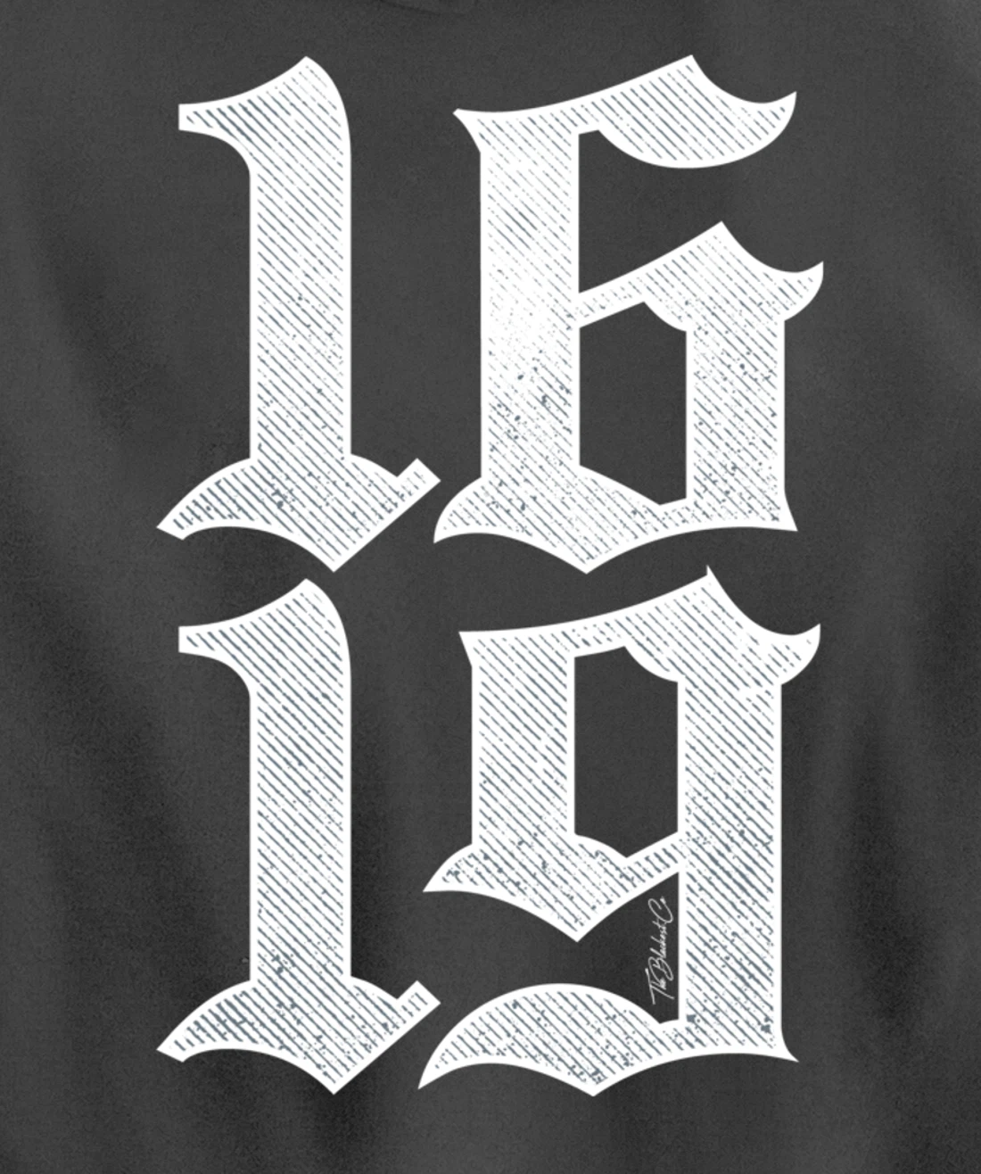 1619 Vintage African American Black History Month Pullover Hoodie