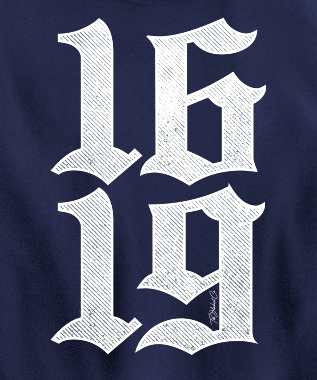 1619 Vintage African American Black History Month Pullover Hoodie