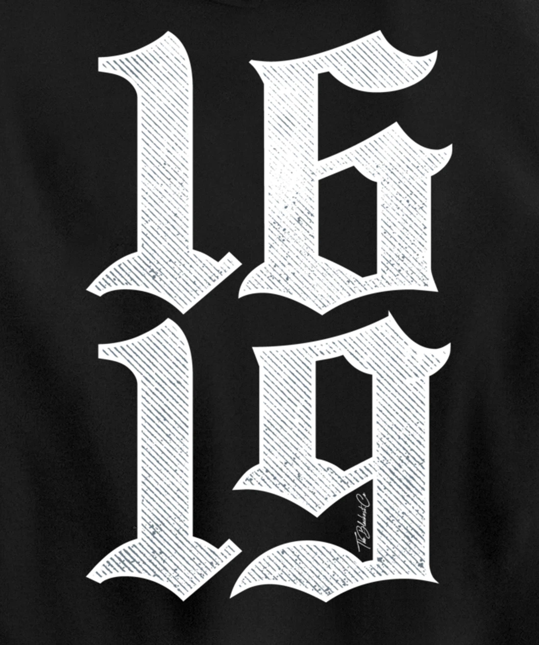 1619 Vintage African American Black History Month Pullover Hoodie