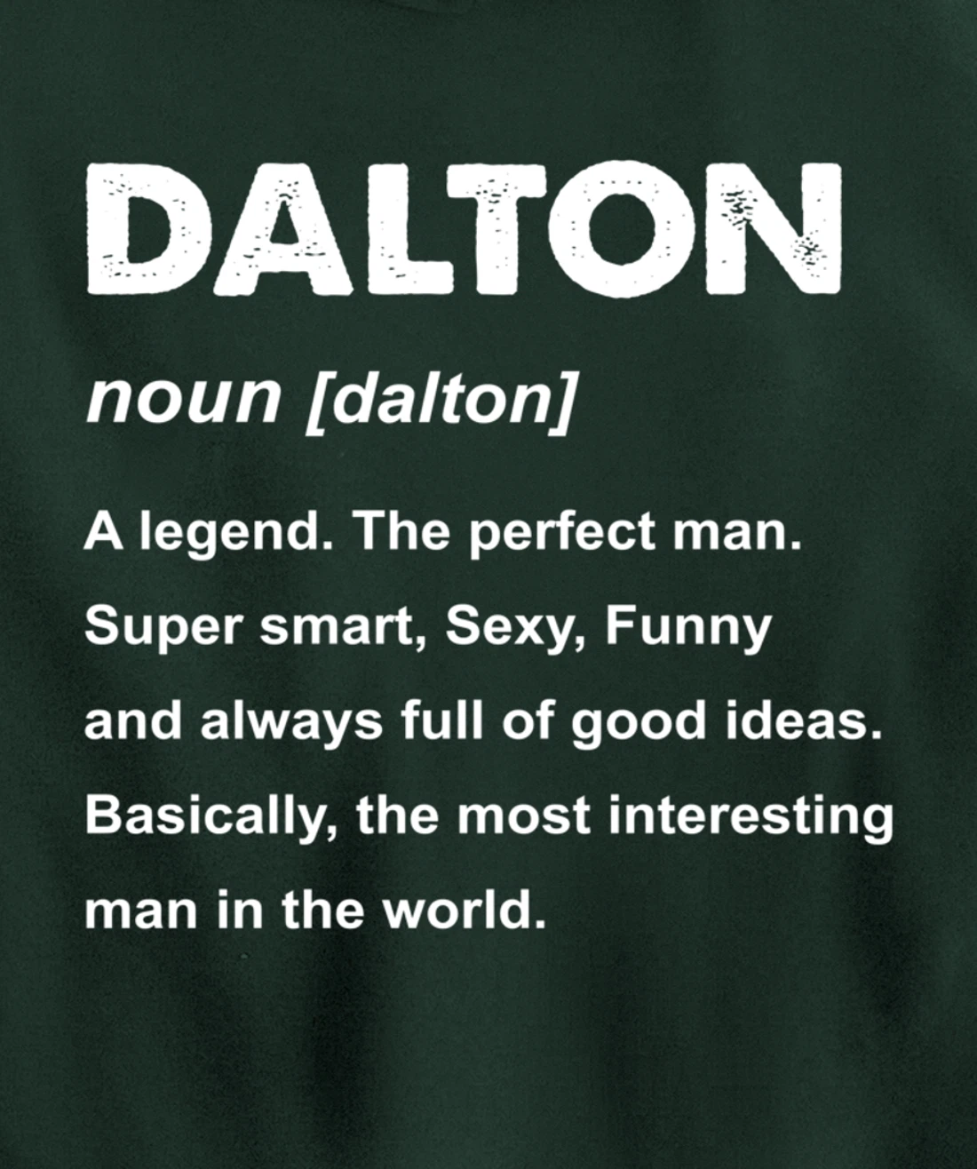 Dalton Name Pullover Hoodie