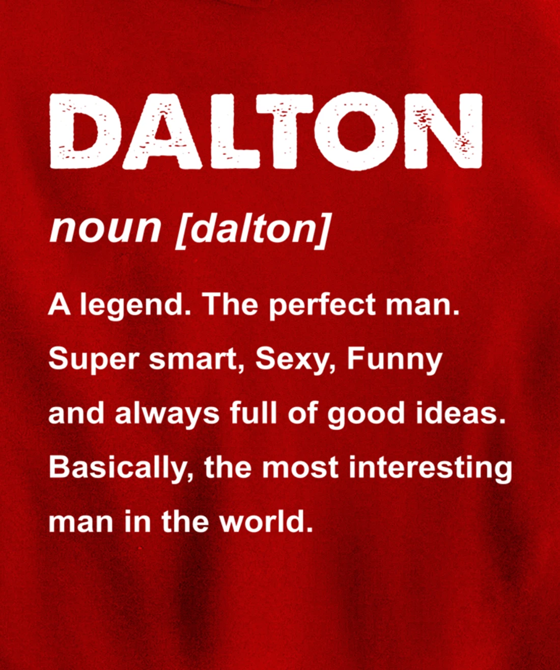Dalton Name Pullover Hoodie