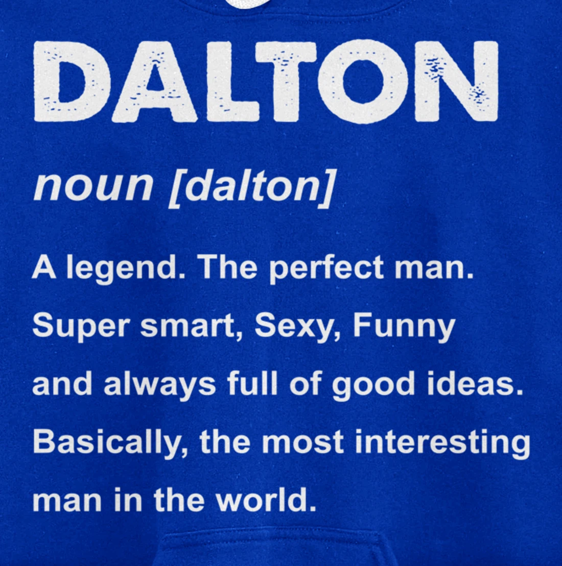 Dalton Name Pullover Hoodie