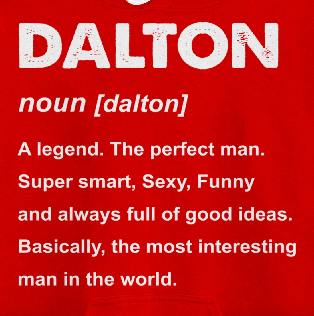 Dalton Name Pullover Hoodie